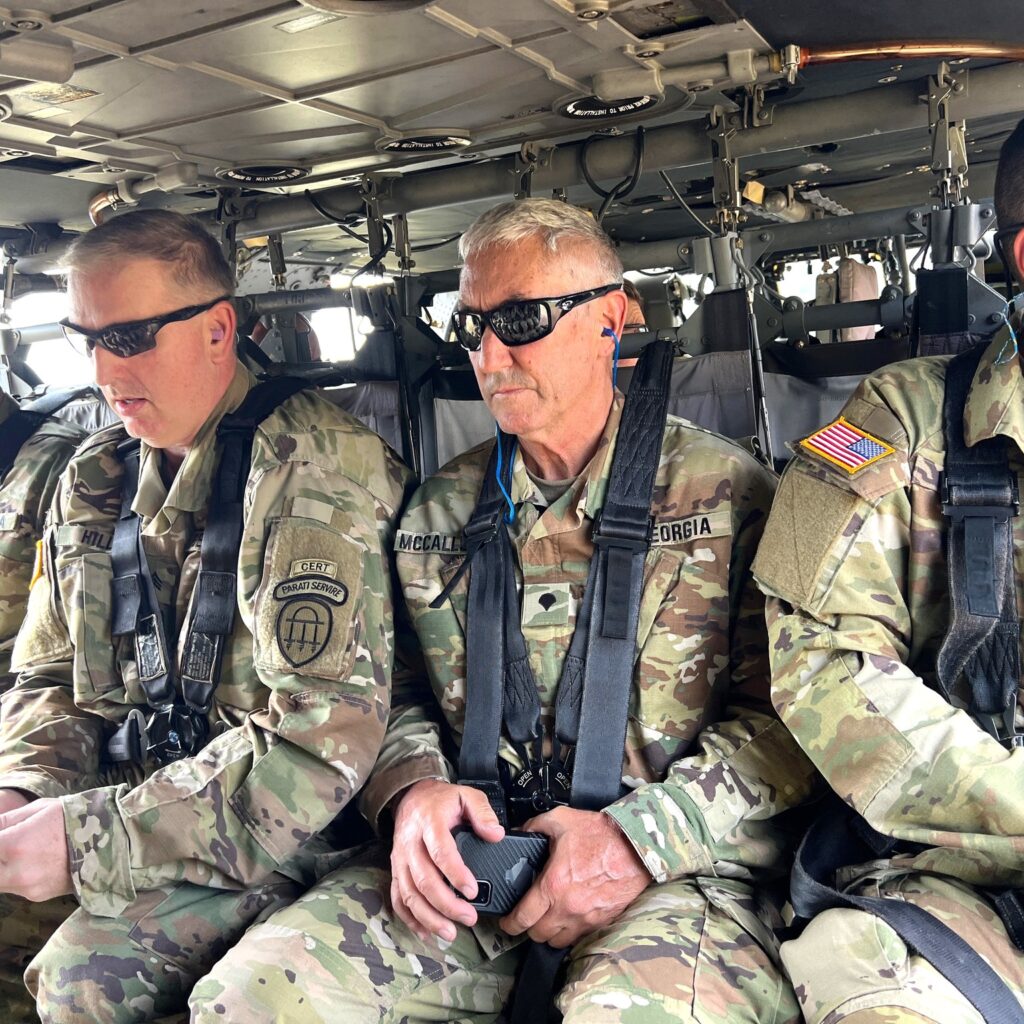 Georgia State Defense Force Soldiers Soar in UH-60 Black Hawks during ...