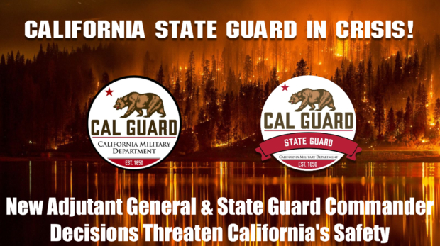 California State Guard Organization Changes