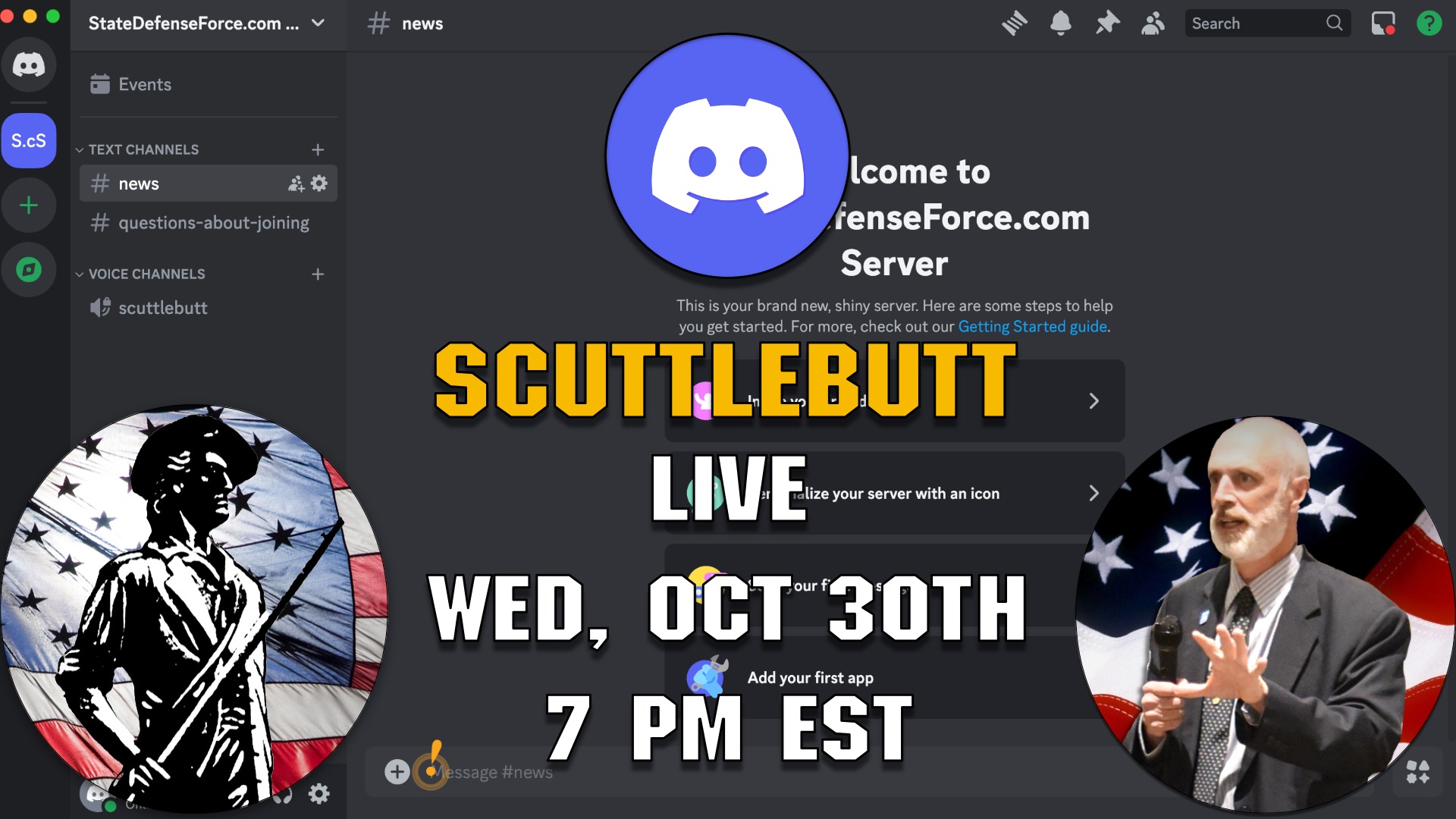 New Scuttlebutt LIVE Event InDepth Discussion on National Guard SDF