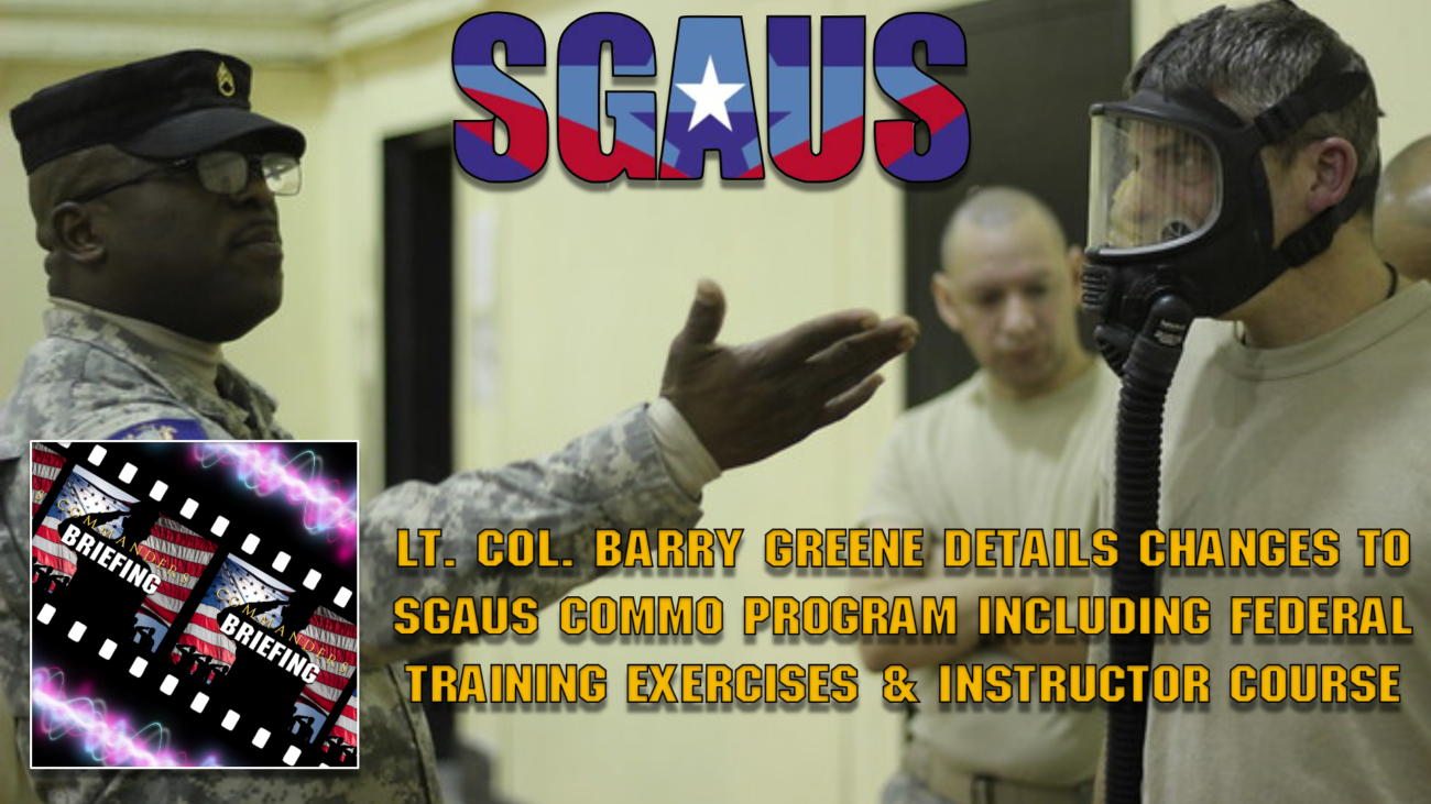 Commanders Briefing SGAUS Hazmat Clip