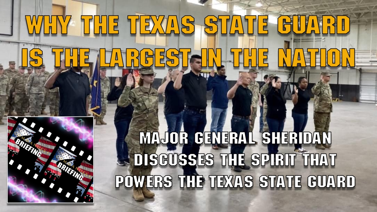 Commanders Briefing Texas State Guard Interview Recruiting