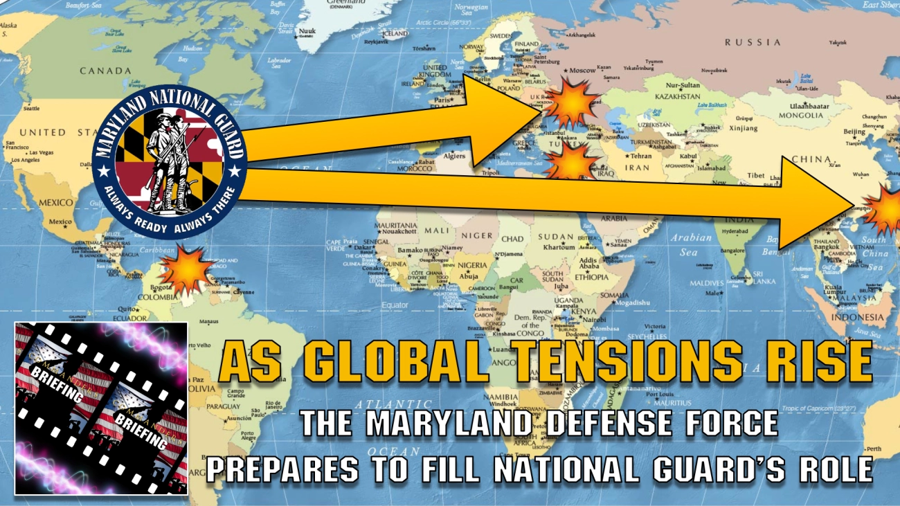 Commanders Briefing Tension Rise Assume Maryland NG Mission