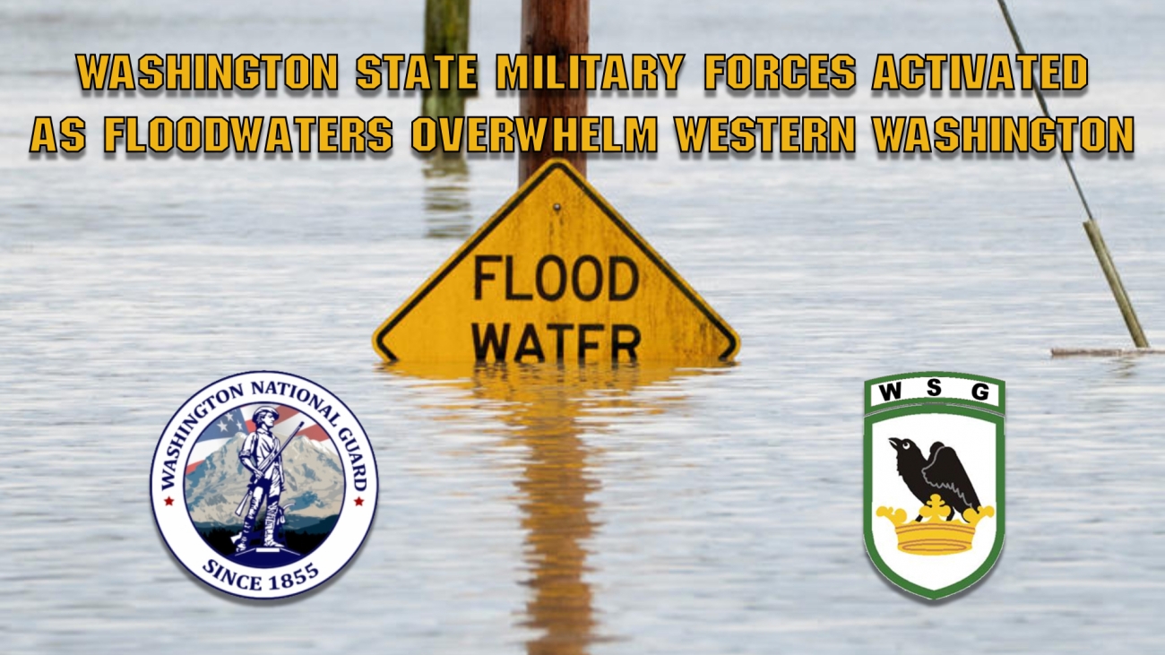 Washington State Guard Flooding 2025