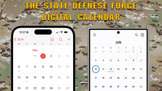 State Defense Force Digital Calendar