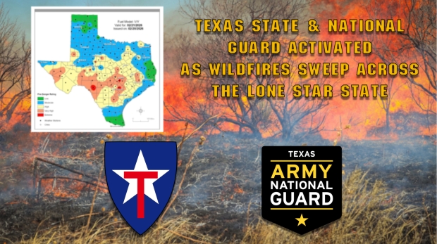 Texas State Guard National Guard WIldland Fire 2026
